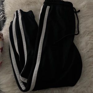 Striped joggers